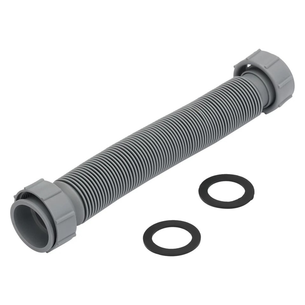 Adjustable Flexible Kitchen Sink Drain Pipe Hose Kit Universal Tubular Drain Tubing 2