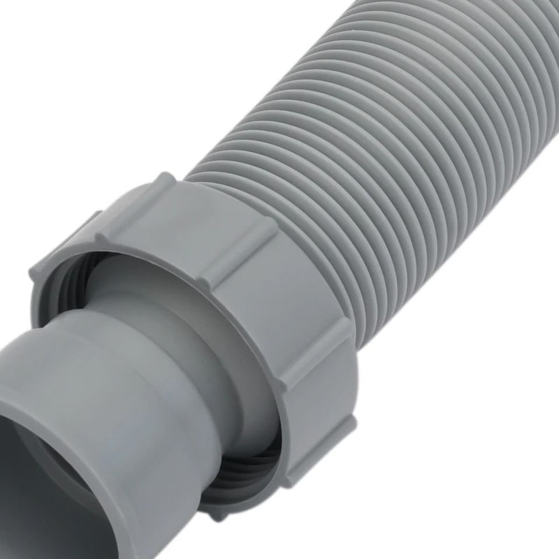 Adjustable Flexible Kitchen Sink Drain Pipe Hose Kit Universal Tubular Drain Tubing 7