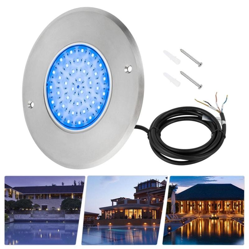 Premium 12V Pool Light Waterproof Underwater Inground Pool LED Lighting 7