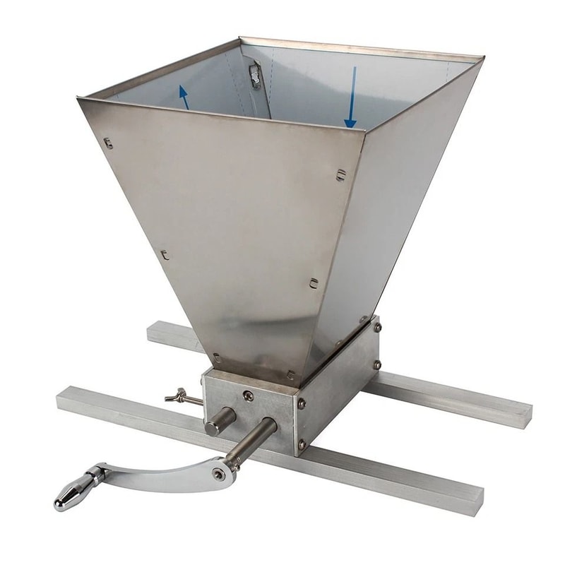 Malt Crusher Grain Mill Manual Barley Grinder For Homebrew Beer Wine Making 0