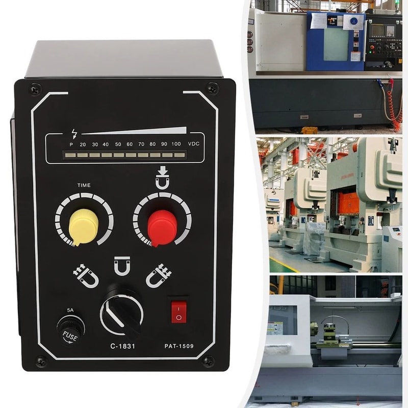 Electro Magnetic Chuck Controller Adjustable DC Magnetic Force For Precision Machining 5