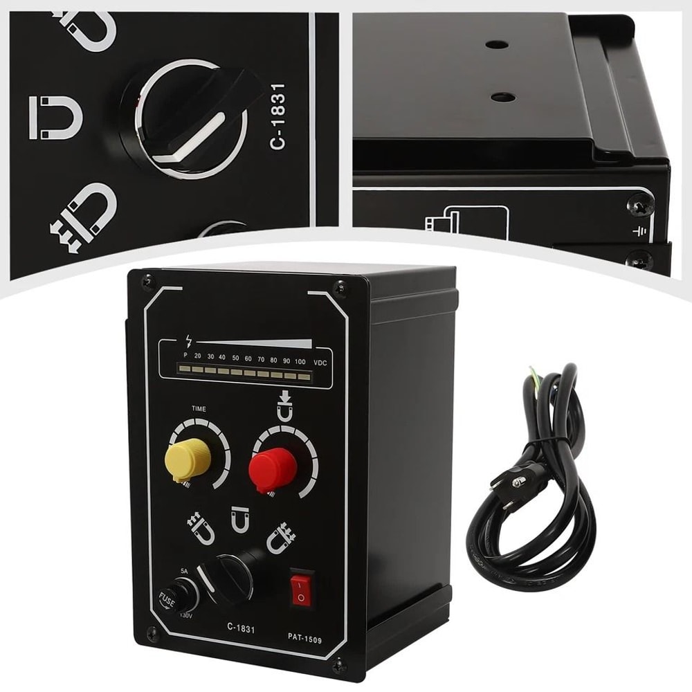 Electro Magnetic Chuck Controller Adjustable DC Magnetic Force For Precision Machining 6