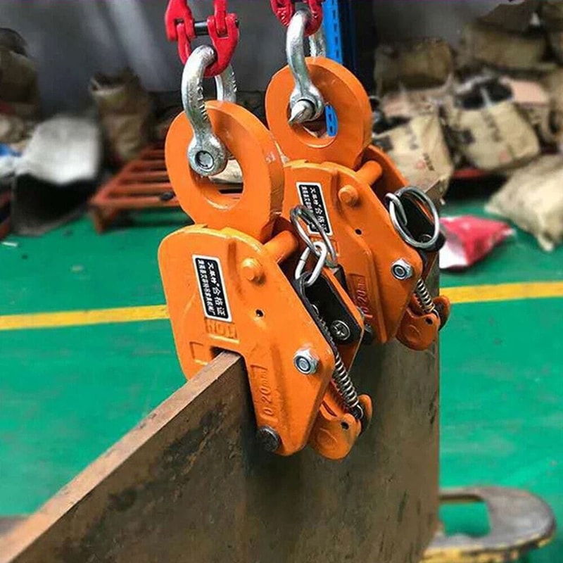 Heavy Duty Industrial Steel Plate Lifting Clamp Vertical Sheet Metal Lifting Clamp 4