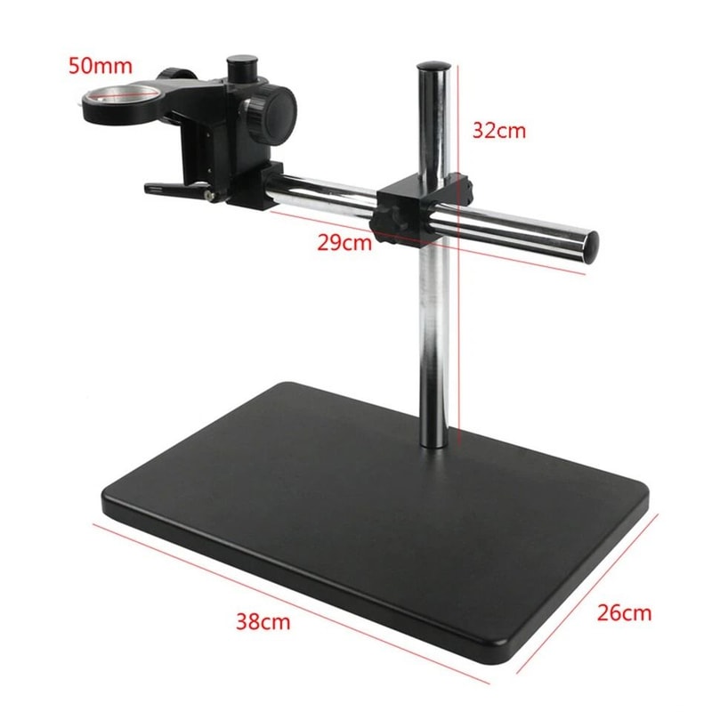 Adjustable Microscope Boom Stand Heavy Duty Large Stereo Arm Table Stand Holder 2