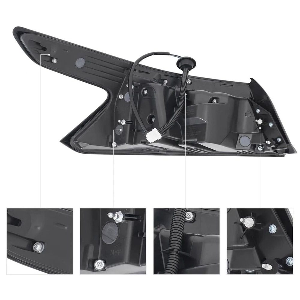 LED Tail Light Rear Brake Lamp Passenger Outer Side 3