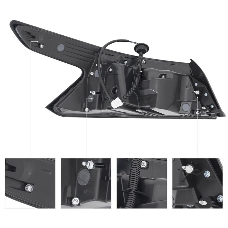 LED Tail Light Rear Brake Lamp Passenger Outer Side 3