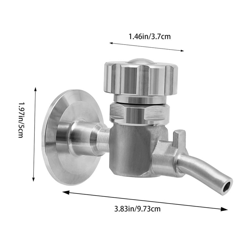 Stainless Steel Sampling Valve For Homebrewing Clamp End Valve 1