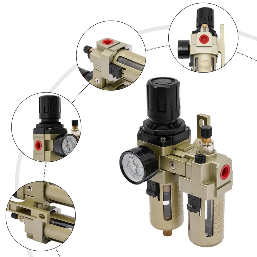 Air Compressor Oil Filter Water Separator Trap Regulator For Smooth Performance 6