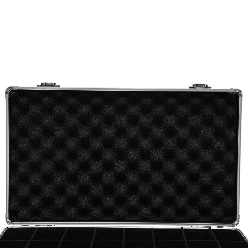 Premium Aluminum Watch Display Briefcase Watch Storage Case Organizer 6