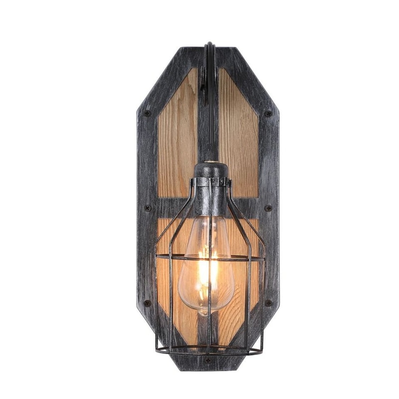 Farmhouse Wall Light Fixture Sconce Vintage Industrial Rustic Metal Wall Lamp 11