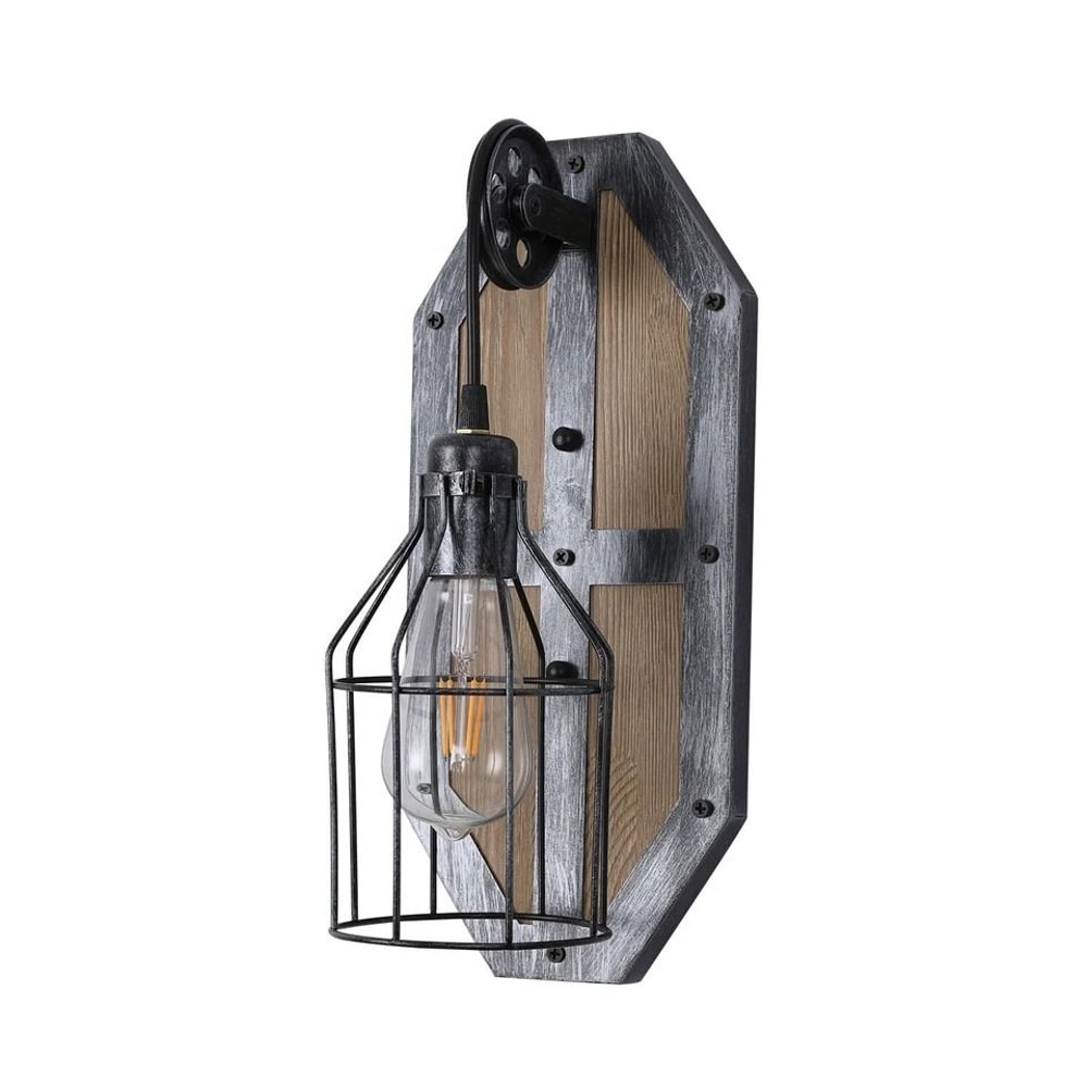 Farmhouse Wall Light Fixture Sconce Vintage Industrial Rustic Metal Wall Lamp 8