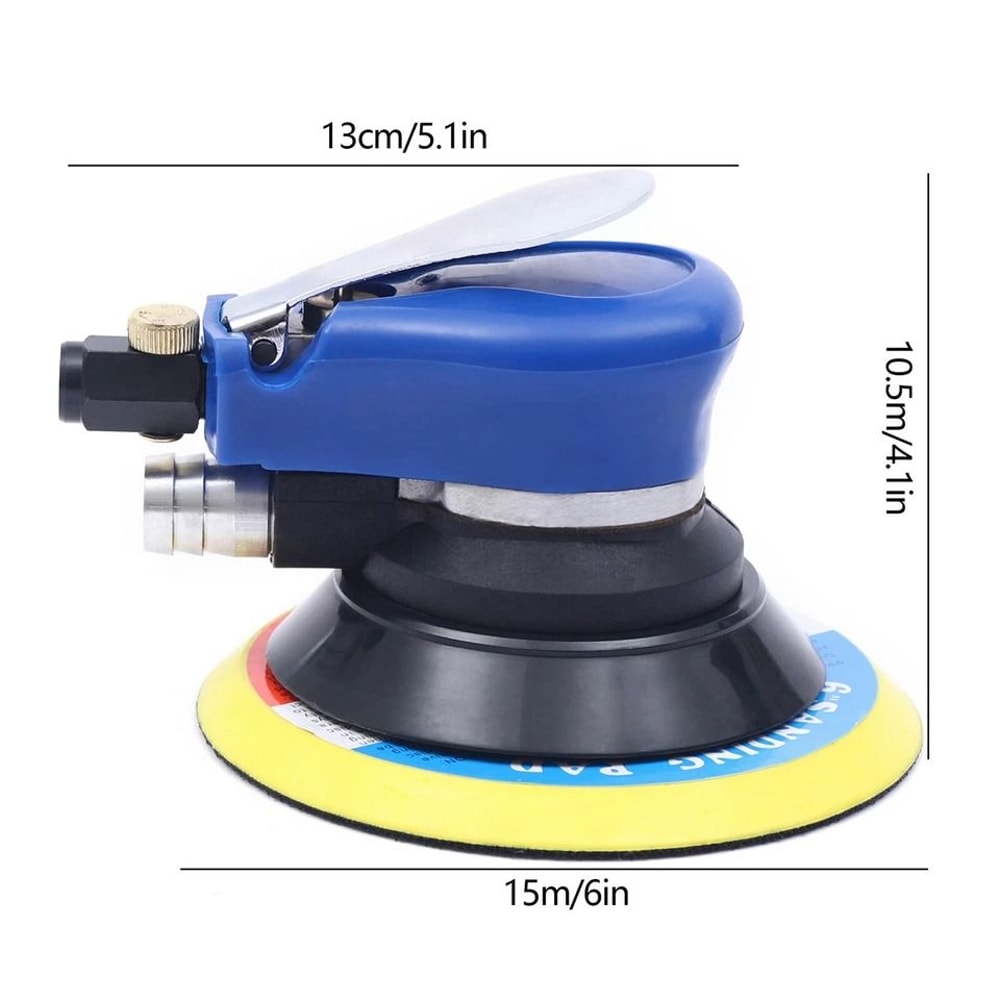 Random Orbital Sander Air Palm Pneumatic DA Auto Body Sanding Tool 1