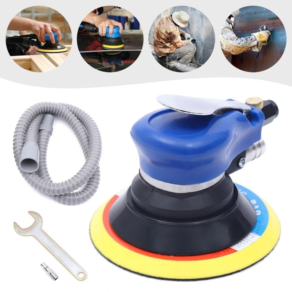 Random Orbital Sander Air Palm Pneumatic DA Auto Body Sanding Tool 3