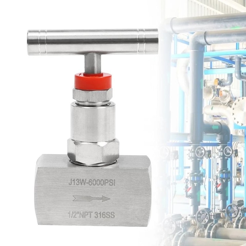 Stainless Hydraulic Flow Control Needle Valve 0