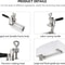 Manual Meat Tenderizer Hand Crank Steak Cuber Machine For Home Kitchen And Butcher Prep 6