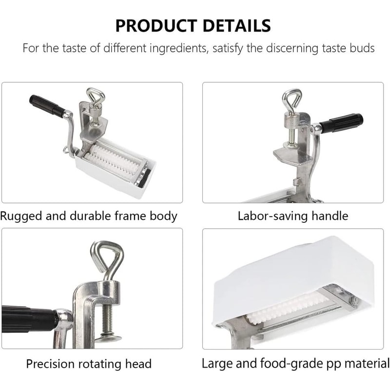 Manual Meat Tenderizer Hand Crank Steak Cuber Machine For Home Kitchen And Butcher Prep 6