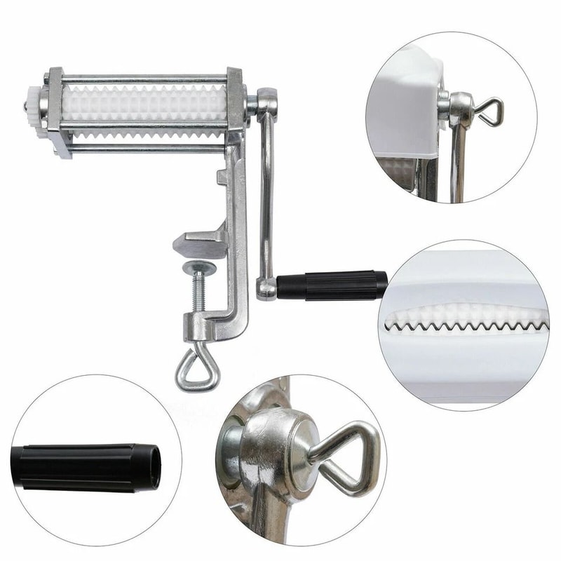 Manual Meat Tenderizer Hand Crank Steak Cuber Machine For Home Kitchen And Butcher Prep 8