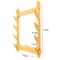 Tier Bamboo Wall Mount Sword Display Rack For Katanas And Collectibles 1