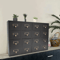 Drawer Apothecary Cabinet Herb Storage Box Wooden Desk Organizer 6