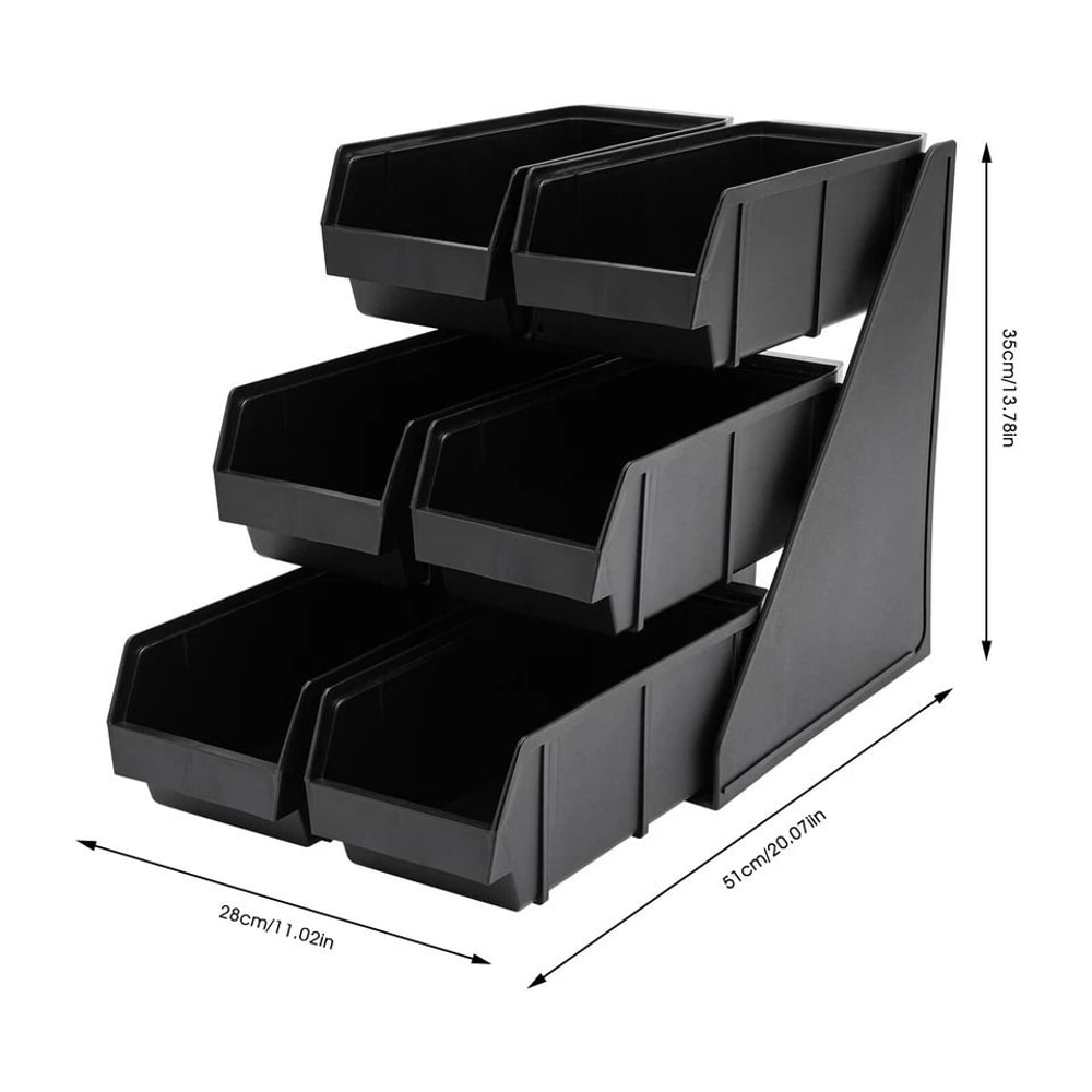 Compartment Countertop Organizer And Condiment Dispenser 7
