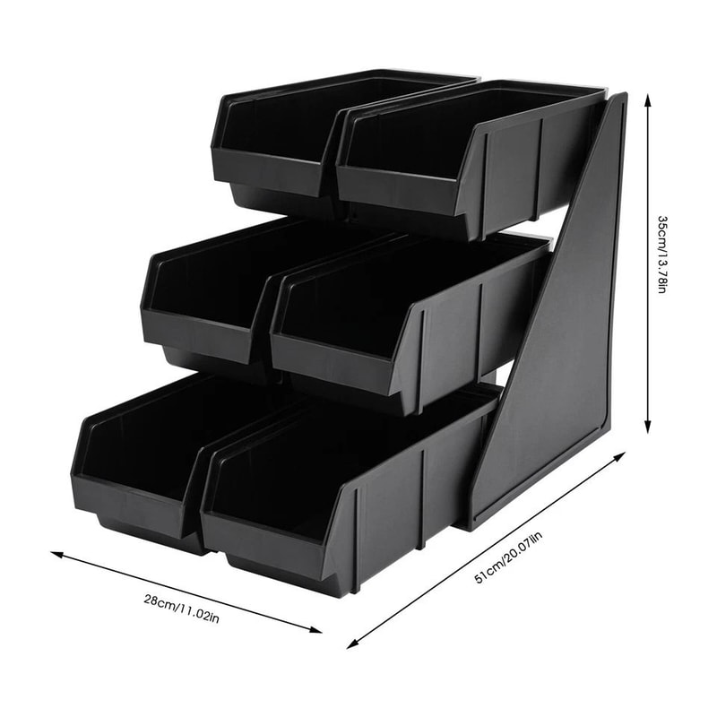 Compartment Countertop Organizer And Condiment Dispenser 7