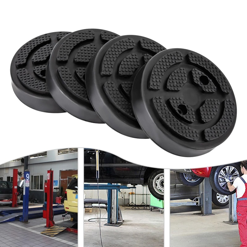 Round Rubber Jack Pads For Car Lift Arms And Auto Jacking Support 1