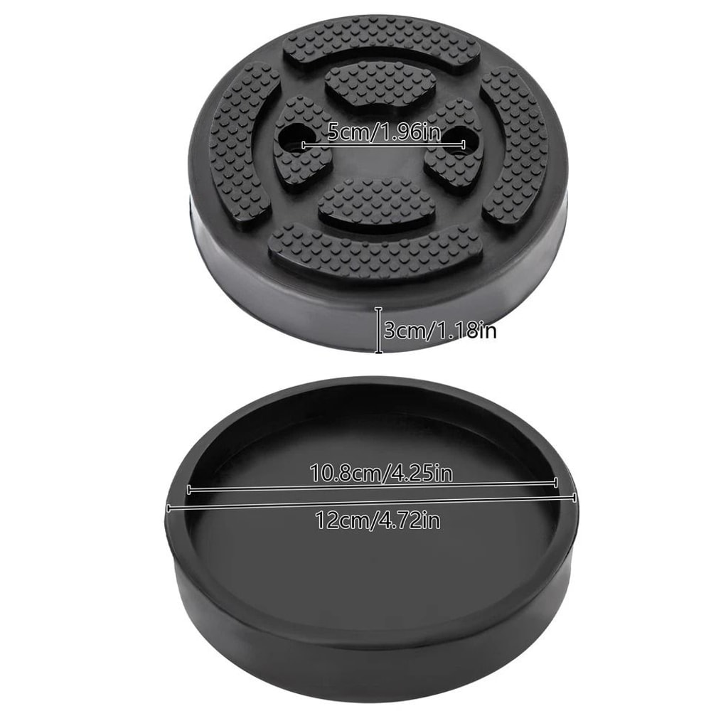 Round Rubber Jack Pads For Car Lift Arms And Auto Jacking Support 6