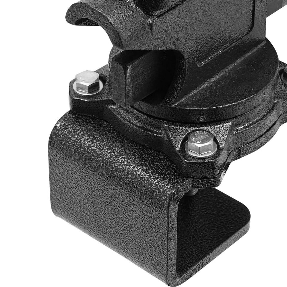 Heavy Duty Bench Vise With Swivel Base For Workshop And Woodworking 5