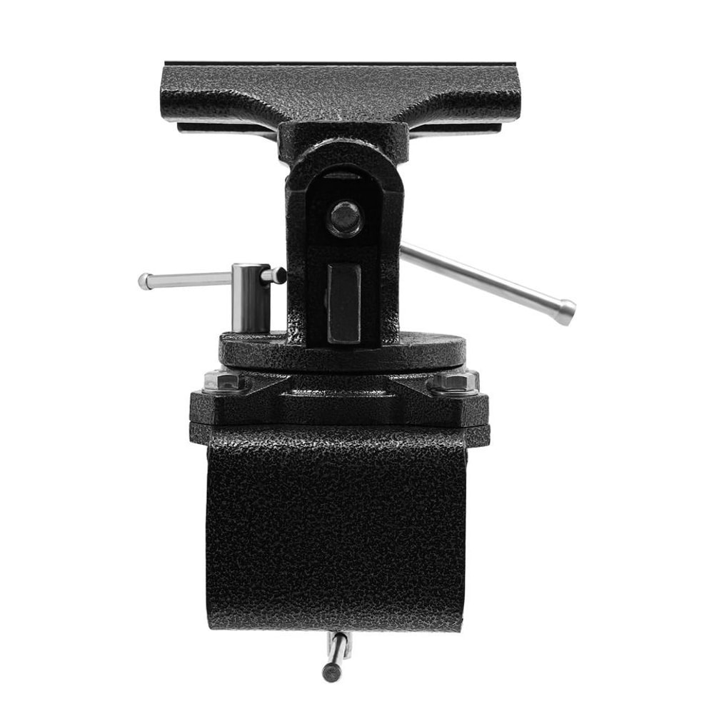 Heavy Duty Bench Vise With Swivel Base For Workshop And Woodworking 6
