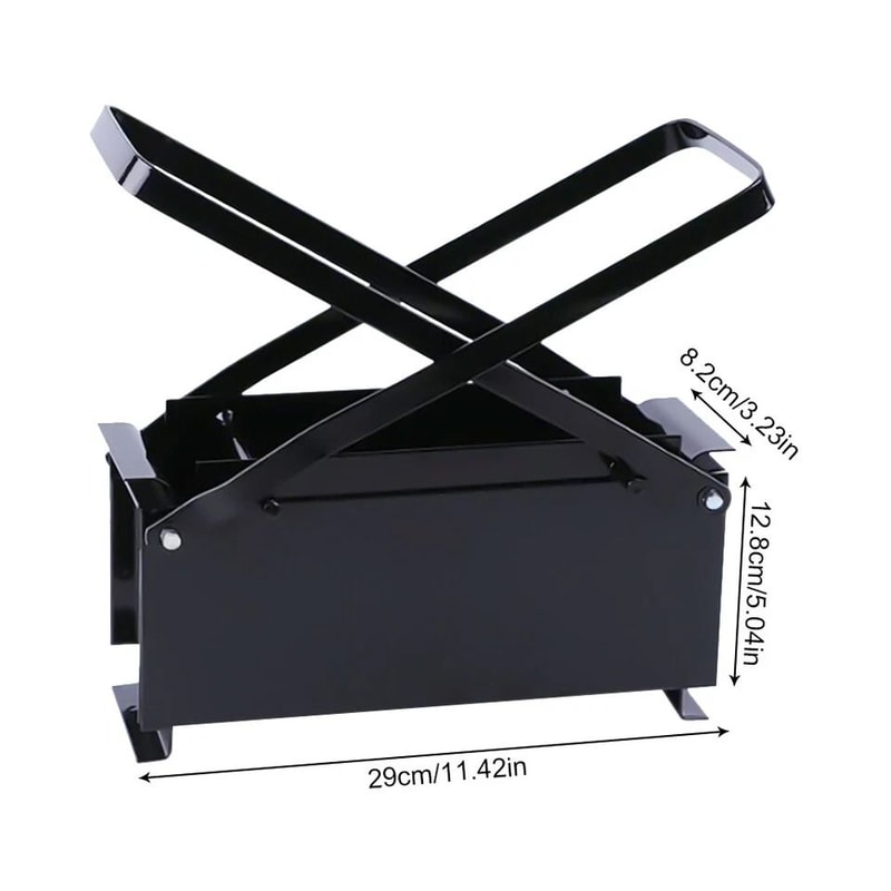Heavy Duty Paper Log Briquette Maker For Eco Fire Brick Fuel 2
