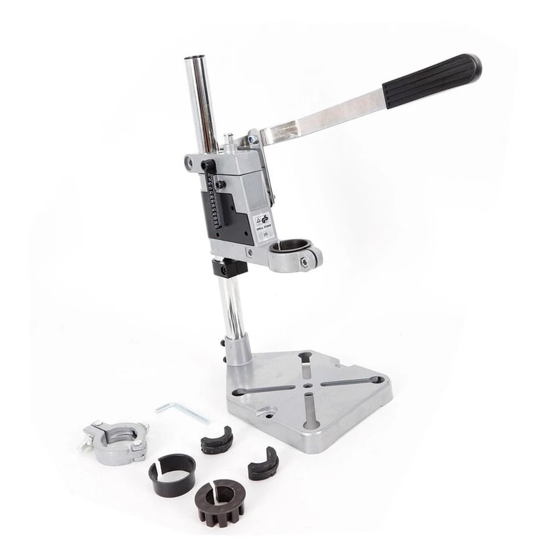 Portable Drill Press Stand With Adjustable Bench Drill Holder 4
