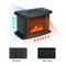 CozyGlow Portable Electric Fireplace Heater With Flame Log Effect 10