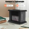 CozyGlow Portable Electric Fireplace Heater With Flame Log Effect 13
