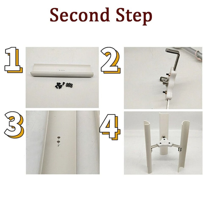 Vertical Wind Turbine Generator Blade Wind Power Teaching Model 5