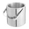 Stainless Steel Ice Bucket Insulated Cooler With Lid And Tongs 2
