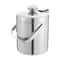 Stainless Steel Ice Bucket Insulated Cooler With Lid And Tongs 0