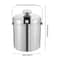 Stainless Steel Ice Bucket Insulated Cooler With Lid And Tongs 1