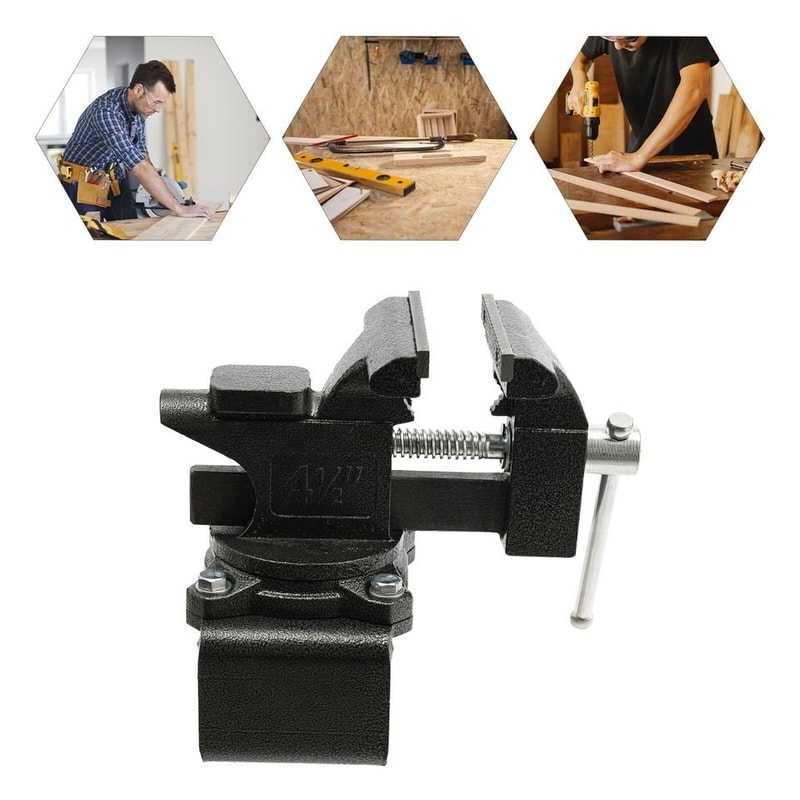 Heavy Duty Bench Vise Table Vise For Workbench And DIY Repairs 5