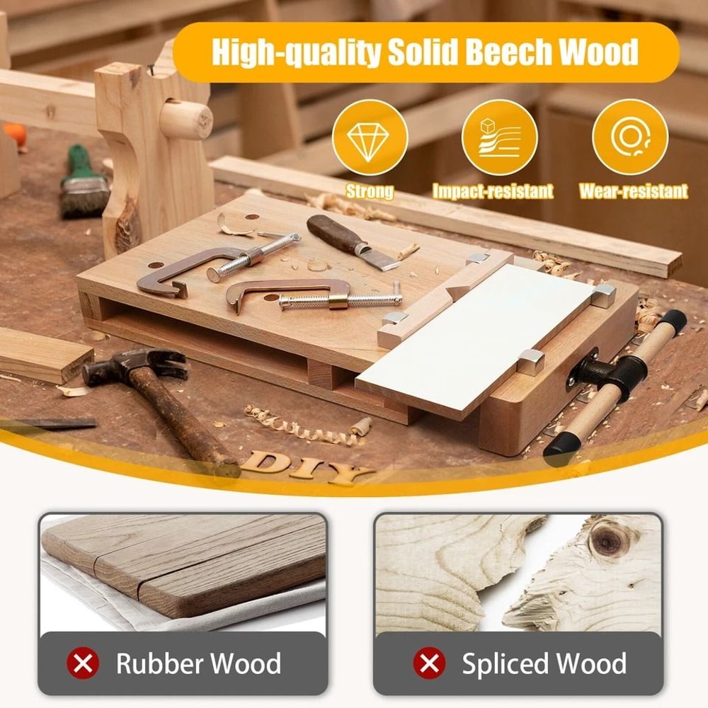 Wood Bench Vise Quick Release Woodworking Vise For Carpentry Workbench Clamping 3