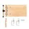Wood Bench Vise Quick Release Woodworking Vise For Carpentry Workbench Clamping 7