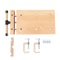 Wood Bench Vise Quick Release Woodworking Vise For Carpentry Workbench Clamping 7