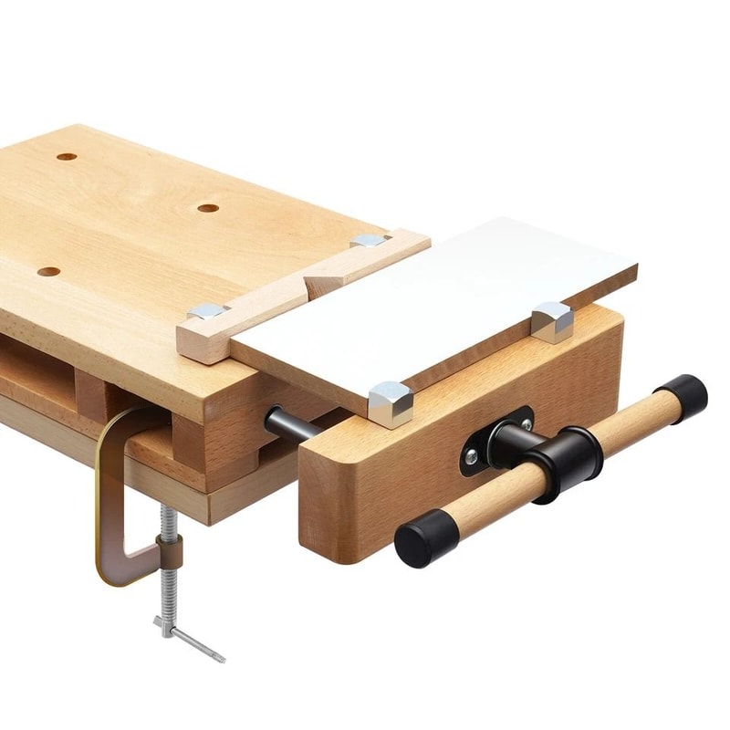 Wood Bench Vise Quick Release Woodworking Vise For Carpentry Workbench Clamping 8