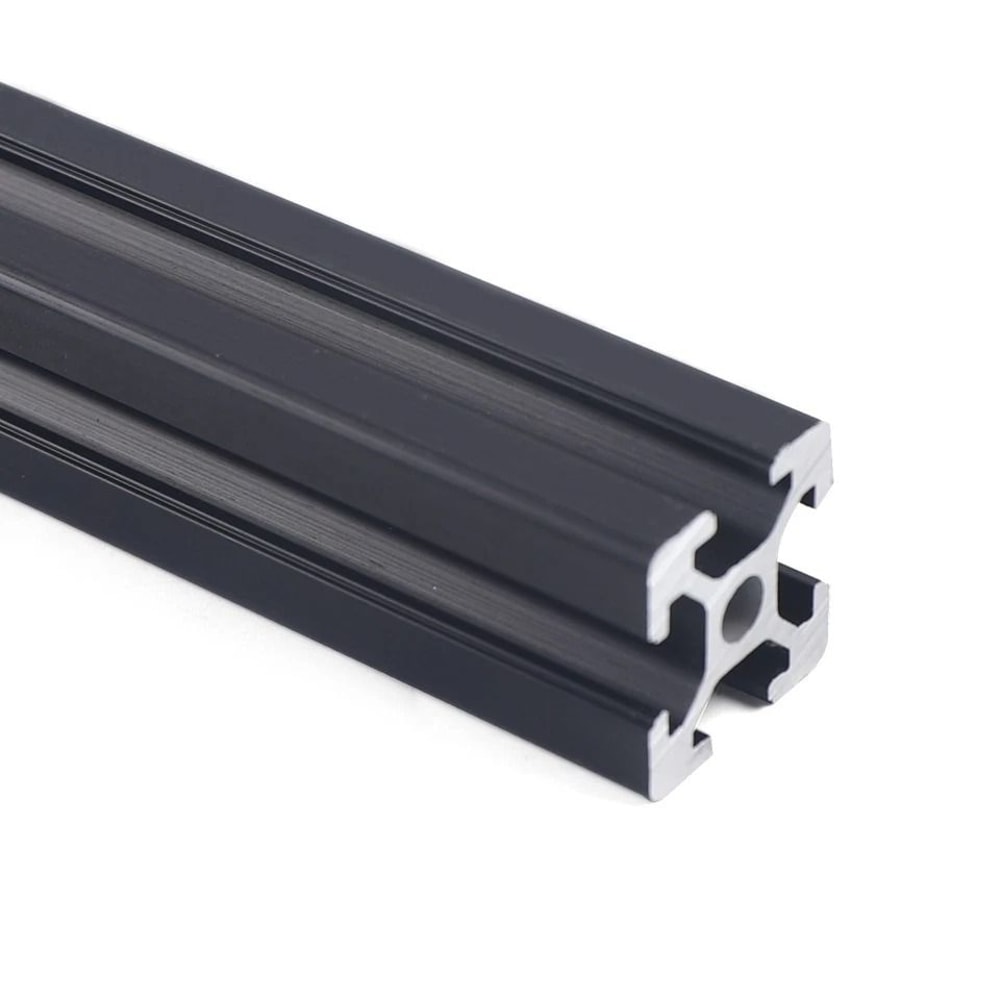 Aluminum Extrusion Black TSlot Rails For CNC And Printer Builds 3