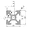 Aluminum Extrusion Black TSlot Rails For CNC And Printer Builds 6