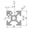 Aluminum Extrusion Black TSlot Rails For CNC And Printer Builds 6