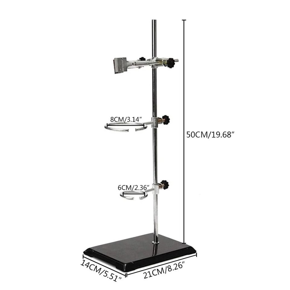 Lab Ring Stand Clamp Set For Chemistry Experiments 4