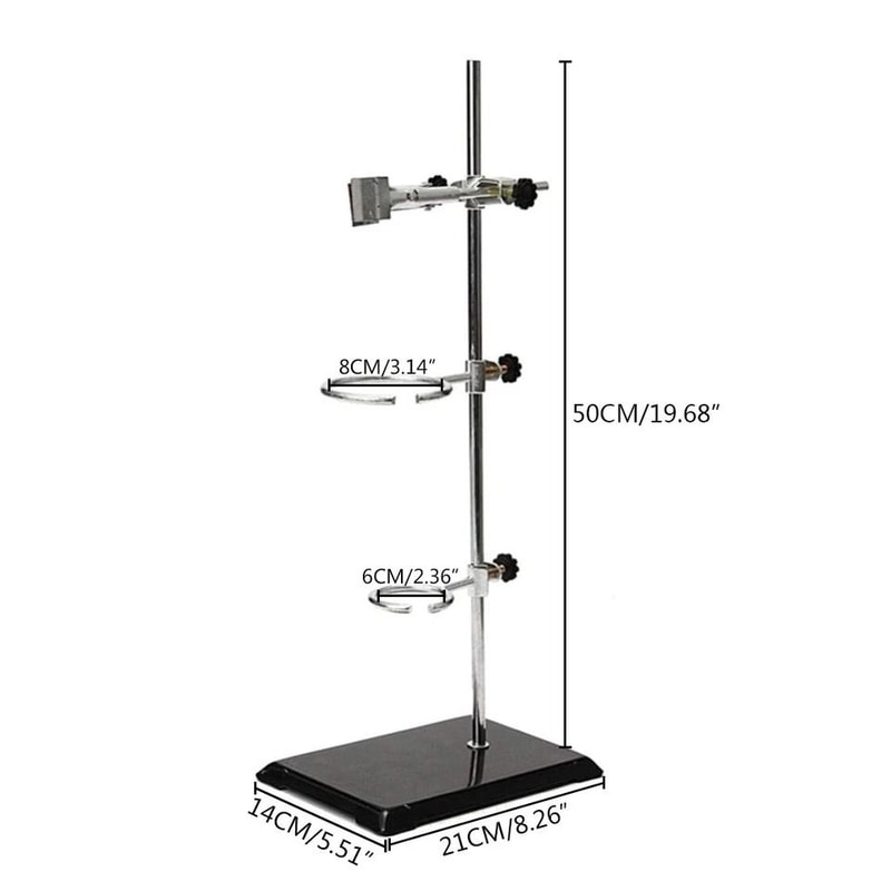 Lab Ring Stand Clamp Set For Chemistry Experiments 4