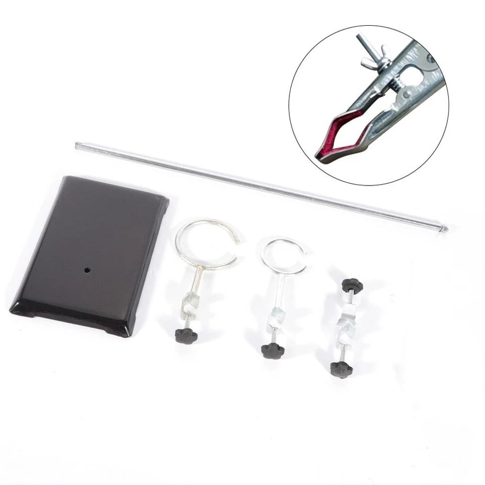 Lab Ring Stand Clamp Set For Chemistry Experiments 0