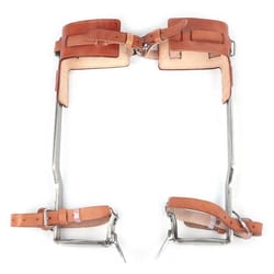 stainless steel tree climbing spikes with comfort straps and safety spurs