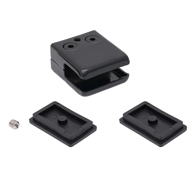 Stainless Steel Glass Clamps Black Glass Clamp Clips For Glass 2